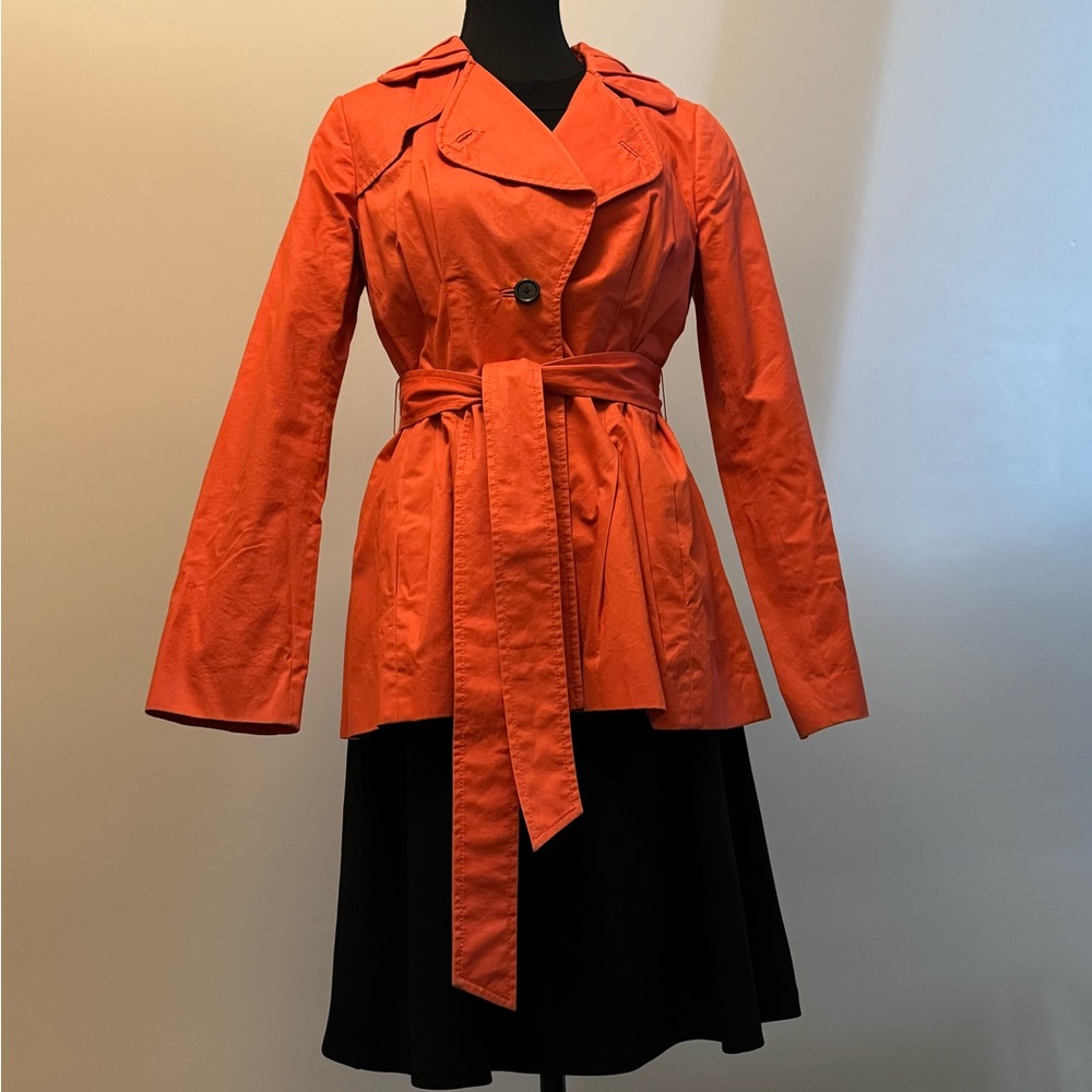 Banana Republic Orange Trench Coat